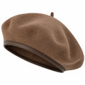 Basco Marrone con Rifiniture in Pelle