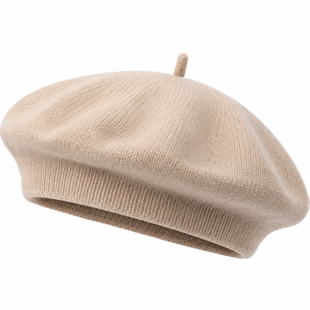 Berretto Basco Elegante Beige