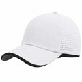 Cappello da Baseball Traspirante Bianco e Nero