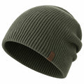Berretto a Coste Unisex Verde Militare