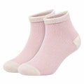 Calzini Corti Elasticizzati Rosa e Beige