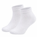 Calzini corti unisex bianchi con elevata elasticità e comfort