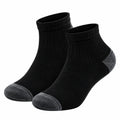 Calze alla Caviglia Rinforzate Nero/Grigio