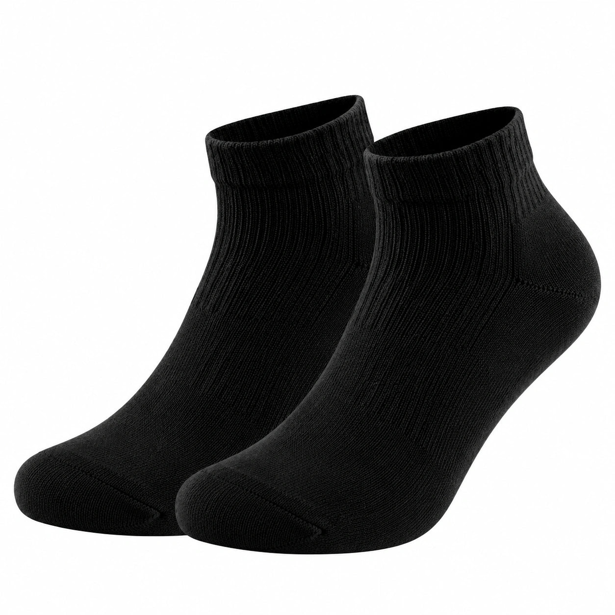 Calzini corti unisex neri elasticizzati