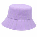 Cappello a Secchiello Viola con Strass